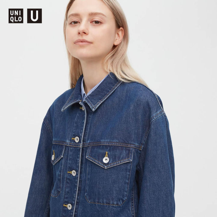%5BUniqlo%20Singapore%20Preorder%5D%20Denim%20Cropped%20Jacket/Fashion%20/%20Women%20/%20Clothing%20/%20Jackets%20&%20Coats%20/%20Denim%20Jackets%20-%20Image%203