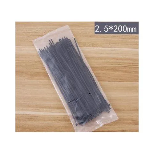 100Pcs/bag%202.5X200mm%20%20High%20Quality%20Self%20Locking%20Cable%20Tie%20Line%20Rope%20Organiser%20Holder%20Straps%20Zip%20Fasten%20Wires%20-%20Image%203