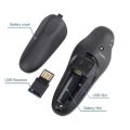 2.4GHz PPT Powerpoint Presentation Wireless Remote Red LED Pointer Presenter Pointers Pen USB RF Remote Control. 