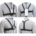 (Preorder) Chest Strap Belt for Smartphones, Wearable Cameras, Quick Release Vest Mount Adapter, Hands-Free Shoulder Strap, POV Video Shooting Accessories (Chest Strap). 