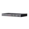 TP link DS1018GMP Omada 18-Port Gigabit Unmanaged Rackmount Switch with 16-Port PoE+. 