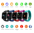 116 PLUS Smart bracelet Smart Watch Color screen Waterproof heart rate Blood pressure monitoring Wireless Bluetooth exercise meter watch. 