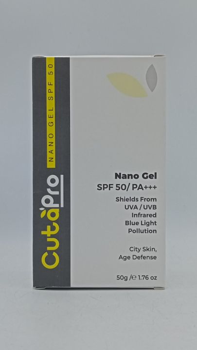 CutaPro%20NANO%20Suncream%20Gel%20SPF%2050%20PA+++%20-%20Image%204