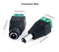 12V DC Power Connectors (Male+Female). 