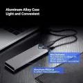 SSK Aluminum M.2 NVME SATA SSD Enclosure Adapter USB 3.2 Gen2 10 Gbps SHE-C325. 