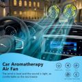 USB Vehicle Fan Dual Head Powerful 3-Speed Dashboard Fan. 