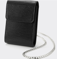 GU Japan Official Store Chain Cross Body Pouch - Discounted PU Leather Item, Authentic Japanese Fashion. 