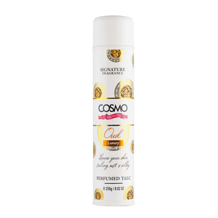 COSMO BEAUTE OUD PERFUMED TALC POWDER- 250GM