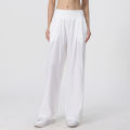 (Preorder) Women's Wide-Leg Yoga Training Workout Pants, Loose Straight-Leg, Breathable Casual Pants for Running, Workout, and Jogging.. 