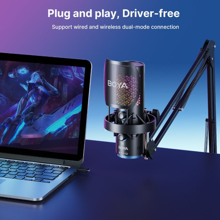 (Preorder)%20BOYA%20K5%20USB%20RGB%20Desktop%20Microphone,%20Gaming%20Microphone,%20Wireless%20Microphone,%20Condenser%20Microphone,%20PC%20Microphone,%20Vocal%20Recording%20Microphone,%20Compatible%20with%20Mobile%20Phones.%20-%20Image%203