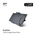 EcoFlow 110W Portable Solar Panel. 