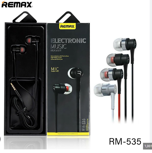 Remax RM-535 Earphone | Shop.com.mm