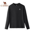 (Preorder) Men's Long Sleeve T-Shirt Camel Round Neck UPF 50+ Quick Dry Shirt အမျိုးသားဝတ်တီရှပ်လက်ရှည်. 