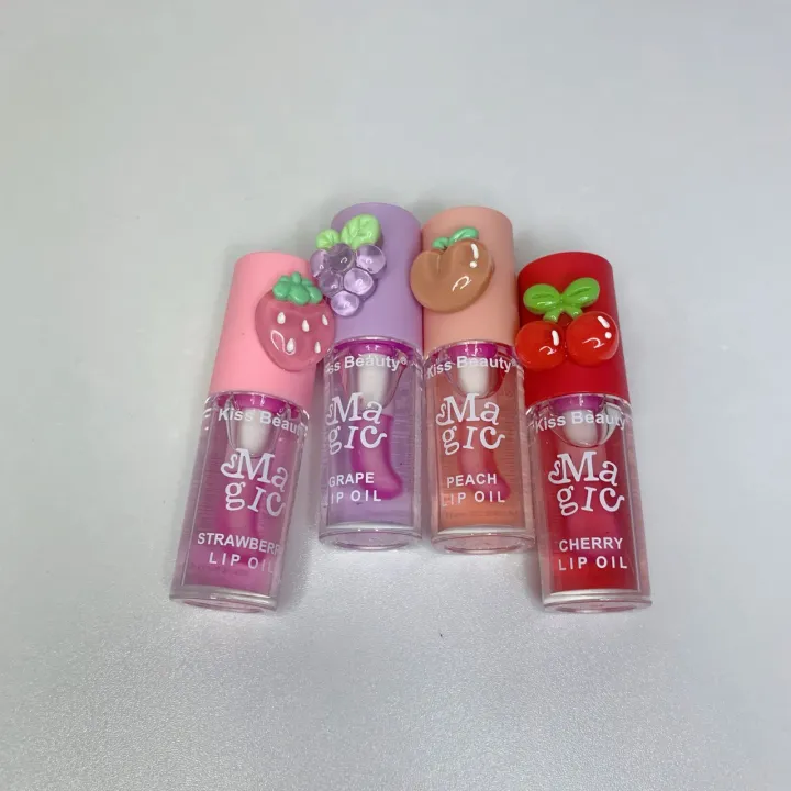 (Preorder)%2071598-03%20Kiss%20Beauty%20Magic%20Oil%20Lip%20Oil,%20Fruit%20Scent%20-%20Image%203