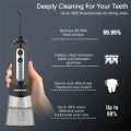 Cordless Water Dental Flosser Teeth Cleaner, INSMART Professional 300ML Tank DIY Mode USB Rechargeable Dental Oral Irrigator for Home and Travel, IPX7 Waterproof 6 Modes Irrigate for Oral Care. 