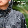 (Preorder)WEST Cycling Raincoat Men's Separate Raincoat Outdoor Sports Adult Riding Rain Coat Rainproof Windbreaker Breathable Bicycle Set Accessories  အားကစားဝတ်စုံ. 
