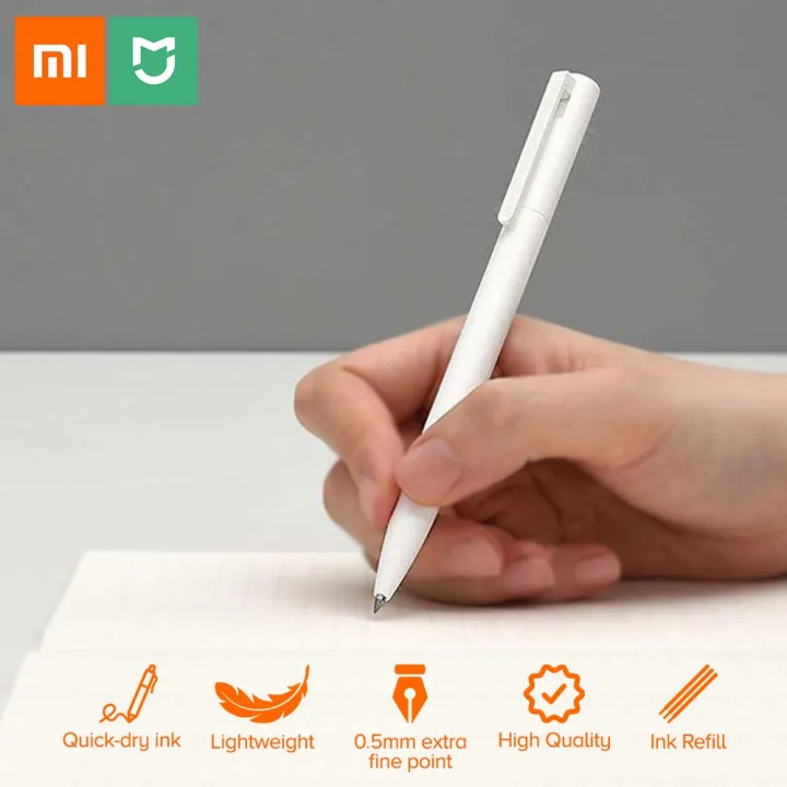 Original%20Xiaomi%20Mi%20Gel%20Pen%20MI%20Pen%209.5mm%20No%20Cap%20Black%20Pen%20PREMEC%20Smooth%20Switzerland%20Refill%20MiKuni%20Japan%20OEM%20Black%20Ink%20-%20Image%202