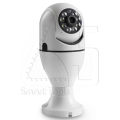 (Preorder) InniTech CCTV camera, light bulb camera, IP Camera CCTV, viewable through mobile phone, rotates 360 degrees. 