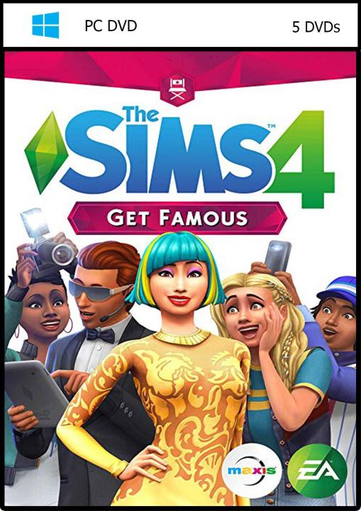 iBisDVD The Sims 4 Get Famous (8 DVDs) (Main Game Included)