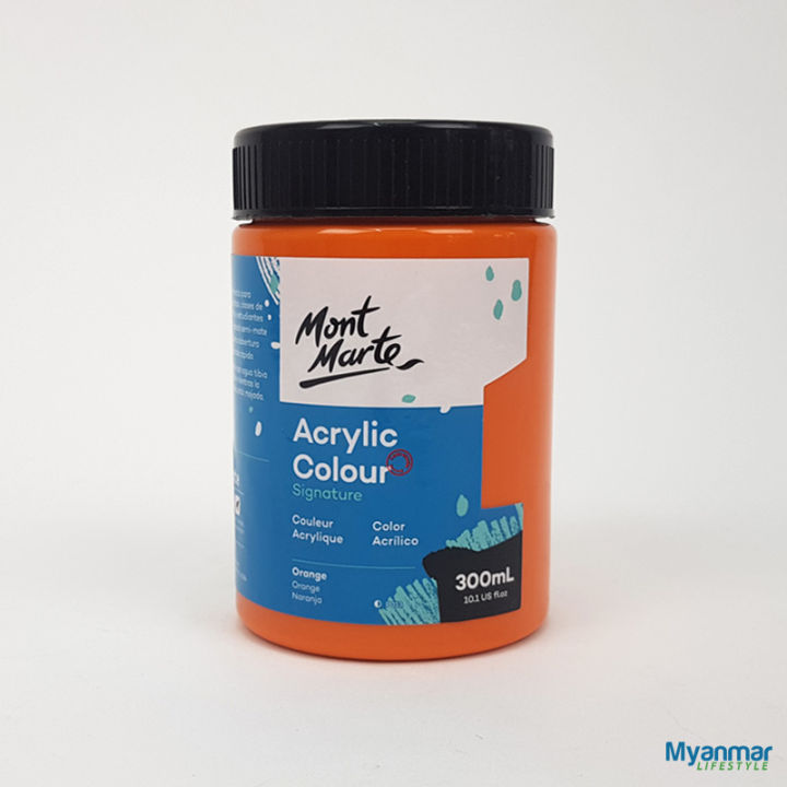 Orange%20%E2%80%93%20300ml%20%E2%80%93%20Acrylic%20Paint%20%E2%80%93%20Mont%20Marte%20-%20Image%205