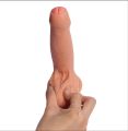 ကျားအတုဆီလီကွန်အပျော့သား၂ထပ်    Soft Dildo 7 inches High Quality Silicone Double Layer Realistic Skin (Code F-333). 