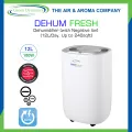 DEHUM FRESH | The Quietest Dehumidifier (36dBA) 12L/Day,180W, Up to 240sqft, 20 million Negative Ion. 