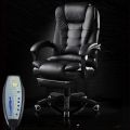 Demine Mart Gaming Office Boss Chair PU Leather Massage Chair With Footrest Computer Armchair 360° Rotatable Lift Chair. 