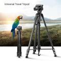 Professional Aluminum Travel Tripod (5ေပ ထိဆြဲဆန္ ့လို ့ရ). 