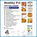 Healthy Pot | Digital 6L Pressure Cooker With Stainless Steel Inner Cooking Pot. 