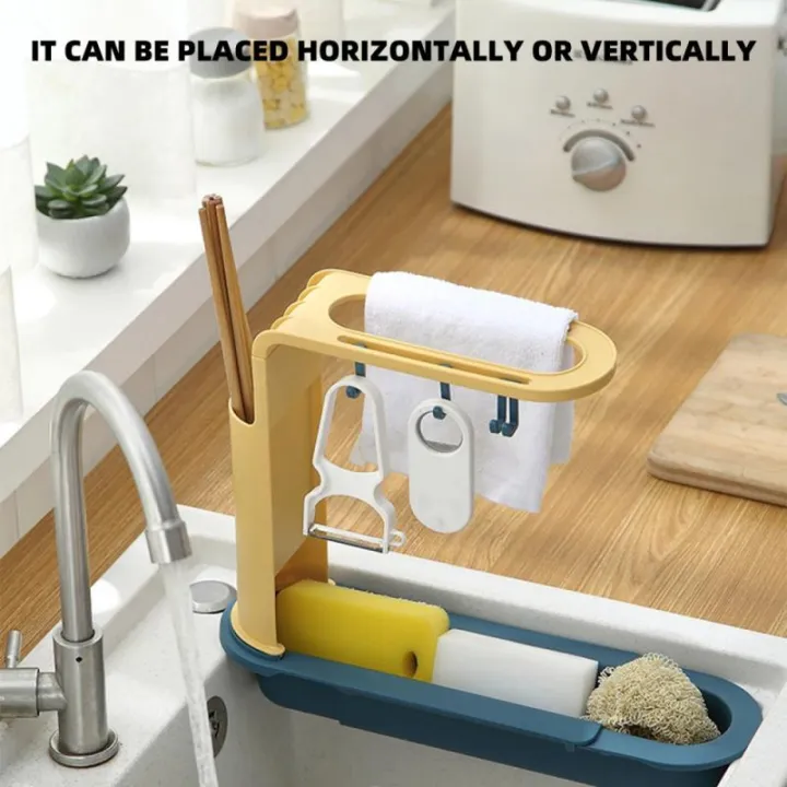 Kitchen%20Sink%20Drain%20Retractable%20Drain%20Basket%20Chopsticks%20Storage%20Cage%20Towel%20Rack%20Kitchen%20Cleaning%20Supplies%20Storage%20Basket%20-%20Image%203