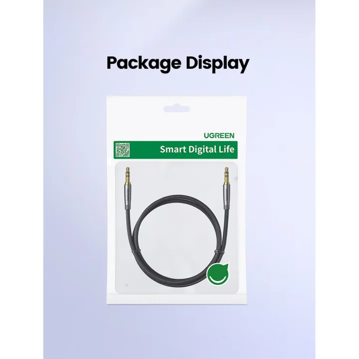 (Preorder)%20UGREEN%20HiFi%20AUX%20Cable%203.5mm%20Speaker%20Audio%20Cable%20For%20Guitar%20Silver%20Plated%20Braided%20Auxiliary%20Cable%20Car%20Headphone%20-%20Image%209