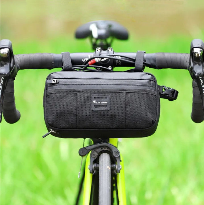 Spacious 2-in-1 Bicycle Handlebar Bag – West Biking