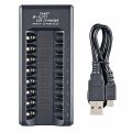 8 Slots Electric Battery Charger Intelligent Fast Led Indicator Usb Charger For Aa/aaa Ni-mh/ni-cd Rechargeable Battery. 