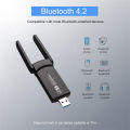 WiFi USB 3.0 Adapter 1300Mbps BT 4.2 Dual-Band 2.4GHz&5GHz Wifi Usb Network Card Wireless Receiver. 