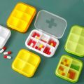6-Compartment Small Medicine Box, Multi-Functional Medicine Storage Box. 