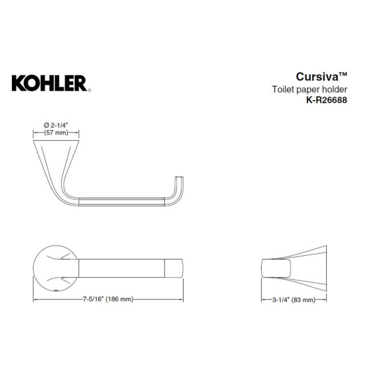 (Preorder)%20KOHLER%20Cursiva%E2%84%A2%20toilet%20paper%20holder%20K-R26688-CP%20-%20Image%203