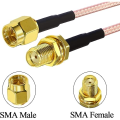 (Preorder) TUOLNK  Cable Female 6 SMA Male-SMA Adapter Cable RG316WiFi Wireless Network 2G 3G 4G Antenna Cable SMA-SMA Router Antenna. 