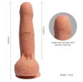 ကျားအတုဆီလီကွန်အပျော့သား၂ထပ်    Soft Dildo 7 inches High Quality Silicone Double Layer Realistic Skin (Code F-333). 