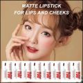 Bobeini Matte Lip and Cheek Dual-use Blush Lipstick Lip Tint Lip Glaze (No.06). 