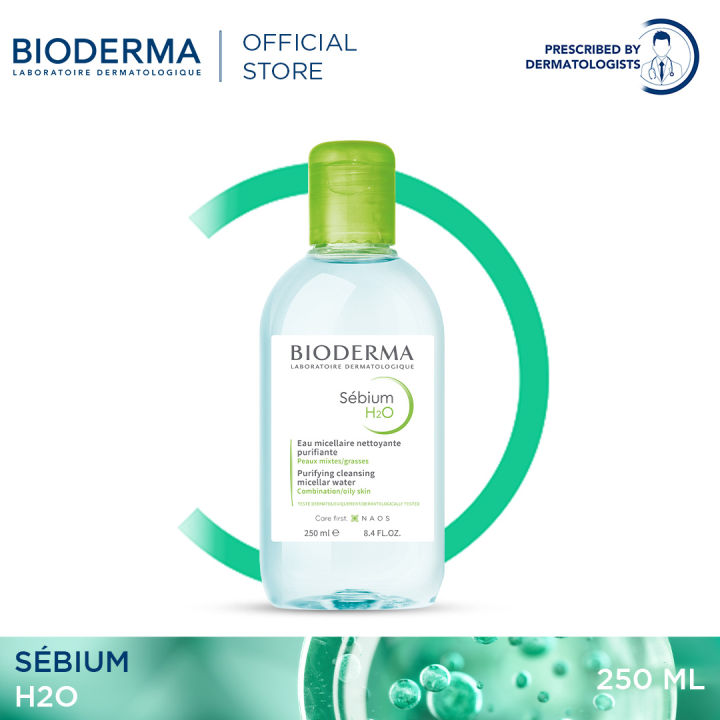 Bioderma Sebium H2O Micellar Cleansing Water - 250 ML (Cleanser, Makeup Remover)