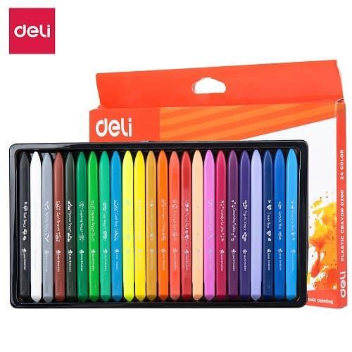 Deli Crayon 24 Color EC20020 (1 Pack)