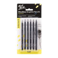 Woodless Graphite Pencils -  6pc - Mont Marte. 