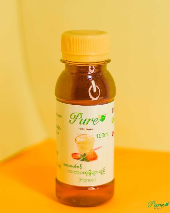 Pure: Honey - ဘူးသေး 100ml | Shop.com.mm
