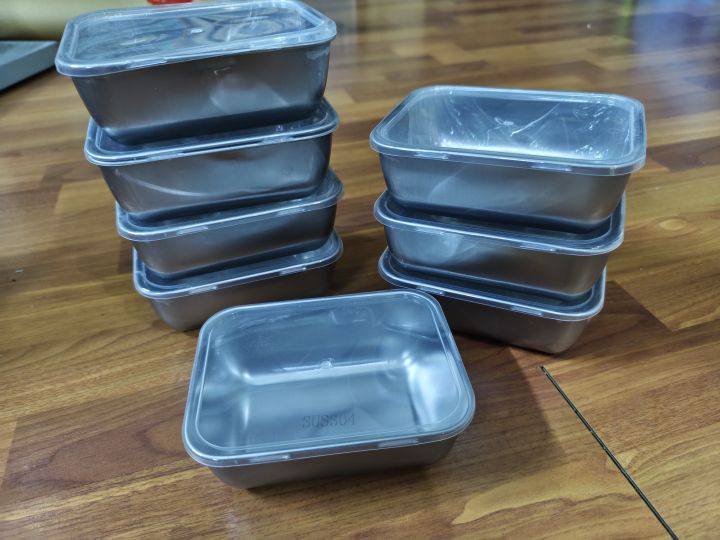 Clover%201pcs%20Food%20Container%20Stainless%20Steel%20Side%20Dish%20with%20Lid%20Stable%20Placement%20Curved%20Edge%20Design%20-%20Image%208