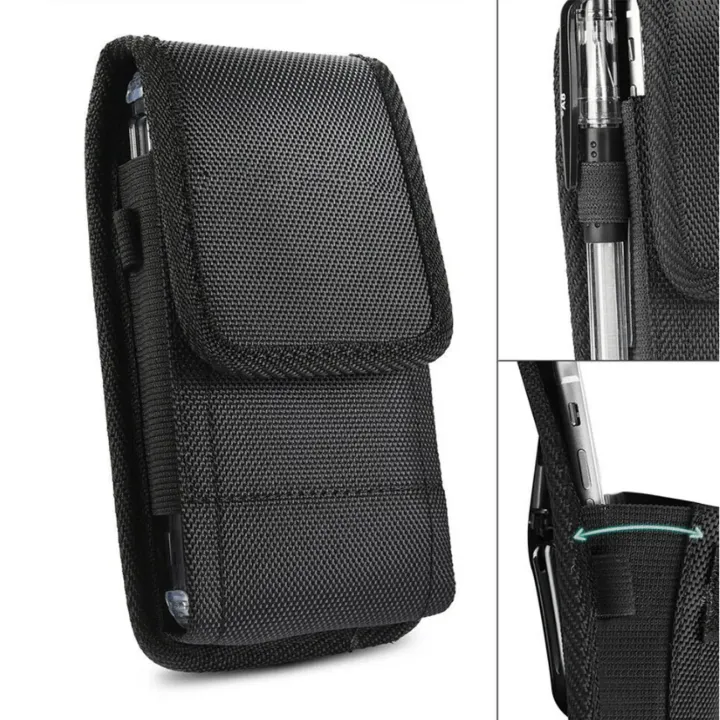 Nylon%20Holster%20Black%20Carrying%20Cell%20Phone%20Holder%20Belt%20Clip%20Holster%20Case%20Pouch%20For%20Mountaineering%20%20''5.2-5.5%20inch5.7-%206.3''%20-%20Image%202