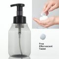 Foam Hand Soap Dispenser 250ml, Liquid Foaming Pump PET Plastic for Bathroom Kitchen Toilet. 