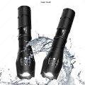 FireLight T6-02 O2, Advanced Professional Flashlight High lumens 900 lm, Lighting range 90m, XM L-T6 LED, FRANCE brand. France Goods Export. 