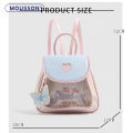 (Preorder)MOUSSON Girls want food, cute bag, backpack, Korean bag, travel, travel, students, pain, new shoulder, shoulder 100 ကျောပိုးအိတ်. 