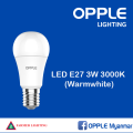 "Brilliantly Efficient Illumination: OPPLE LED Bulb 3W E27 (Screw Type) - Illuminate Your Space with Energy-Saving Brilliance!". 