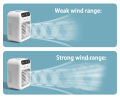 Rechargeable Air Cooler Fan Mini Desktop USB Water Cooling Fan Humidifier. 